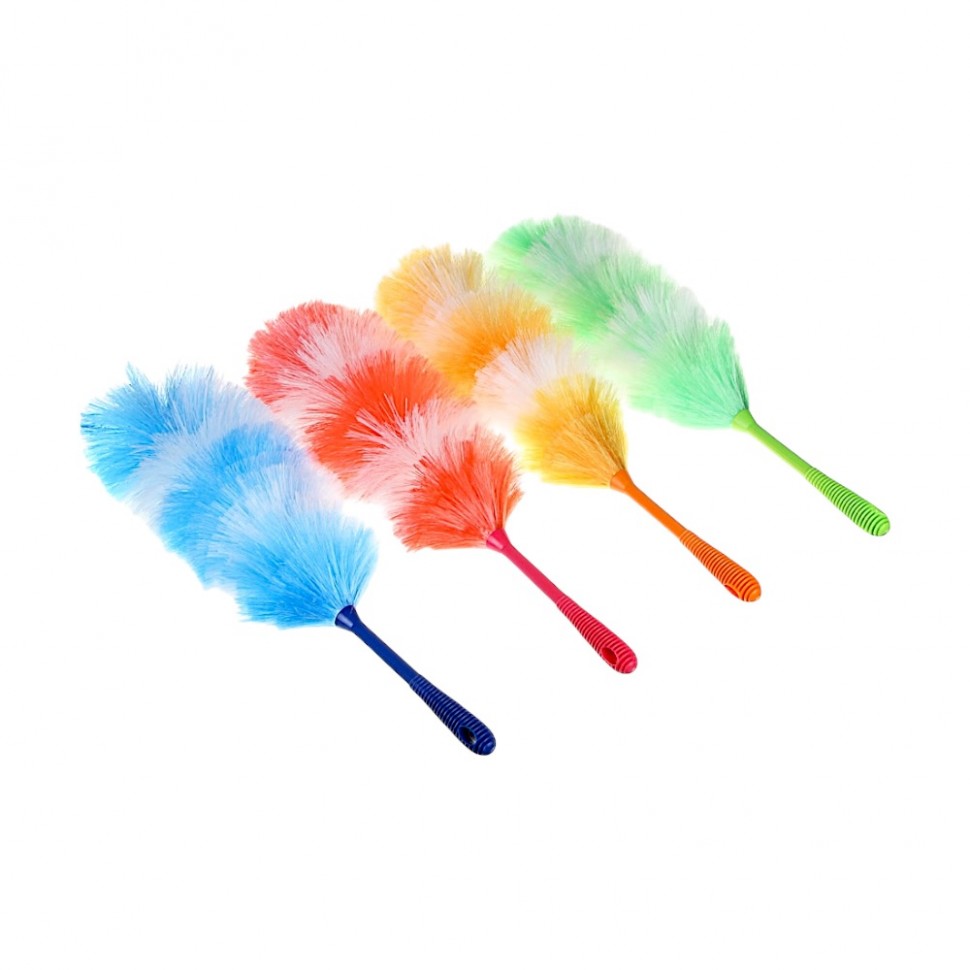 Щетка-сметка для удаления пыли, 61см, пластик, 4 цвета (8)