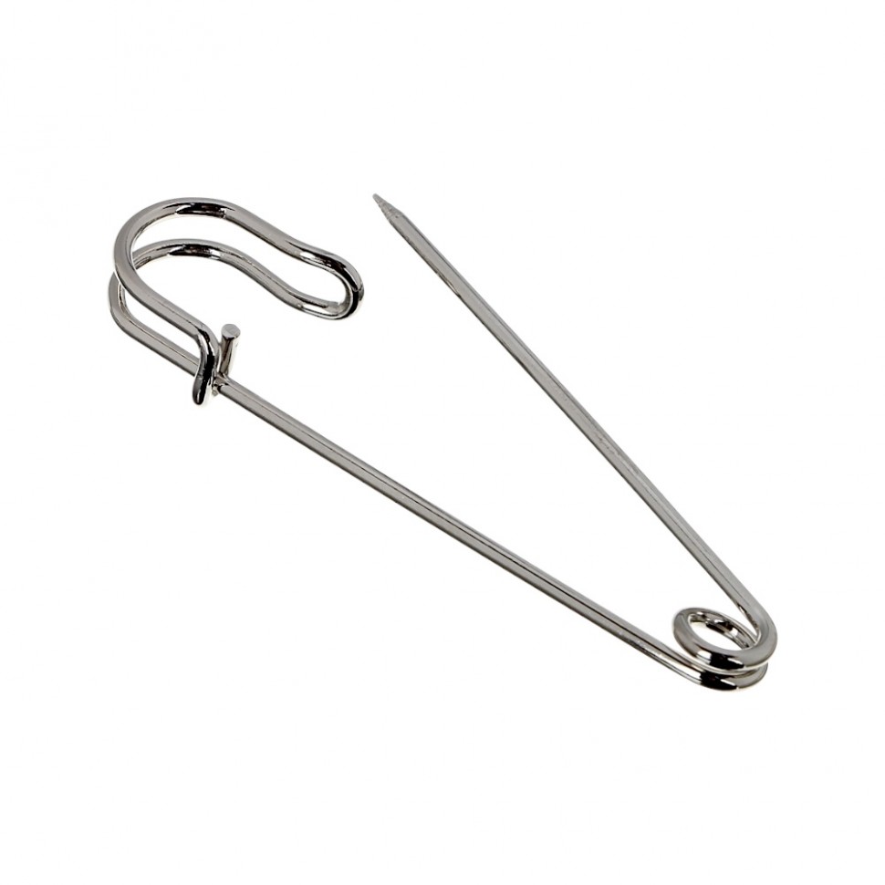 Набор английских булавок 6шт, металл, 70мм