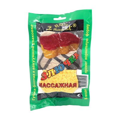 Губка для тела &quot;Злючка&quot; массажная (10)