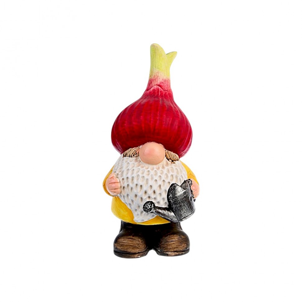 Фигура садовая "Луковый гном" INBLOOM, 18х16х37см, магнезия 162-301 (4)