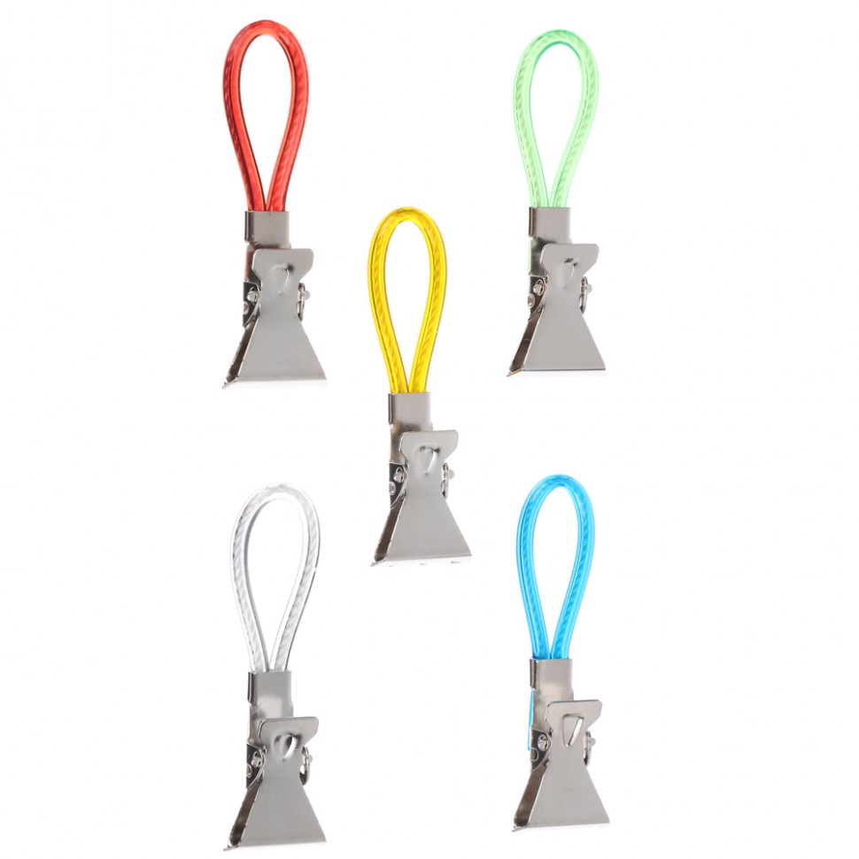 Держатели для полотенец VETTA, сталь Q195, ПВХ, нейлон, 5шт(12/288)