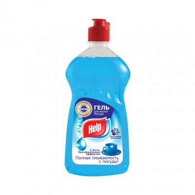 Гель для мытья посуды Help Антибактериальный, 500 г