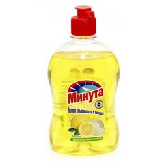 Средство для мытья посуды «Минута» Лимон, 500 г