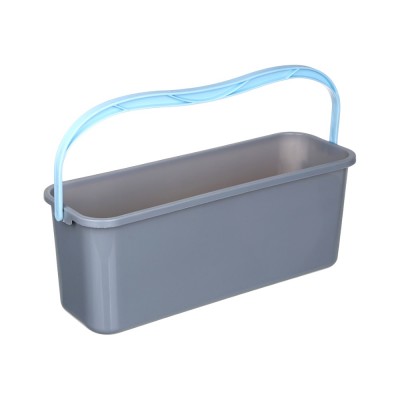 Ведро для мытья полов с ручкой прямоугольное, пластик, 45х16,5х15 см