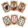 Карты игральные пластиковые, 6,3х8,8см, 36 шт, 3 дизайна (538-080, 538-079, 538-081)