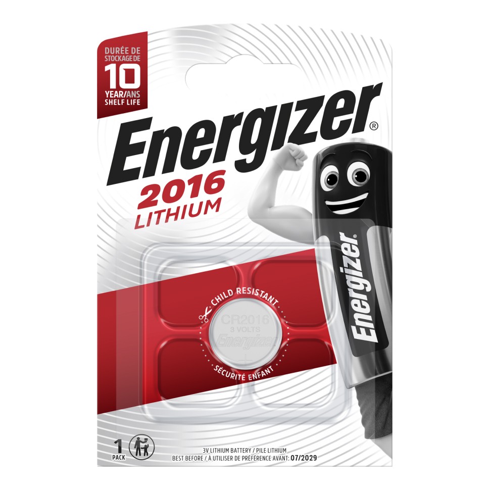 Батарейка Energizer CR2016, 1 шт