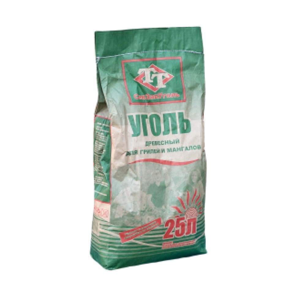 Уголь березовый 25л 2,8 кг Севзапуголь