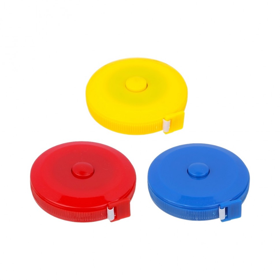 Сантиметр портновский 1,5м, в рулетке, пластик, ПВХ - 1