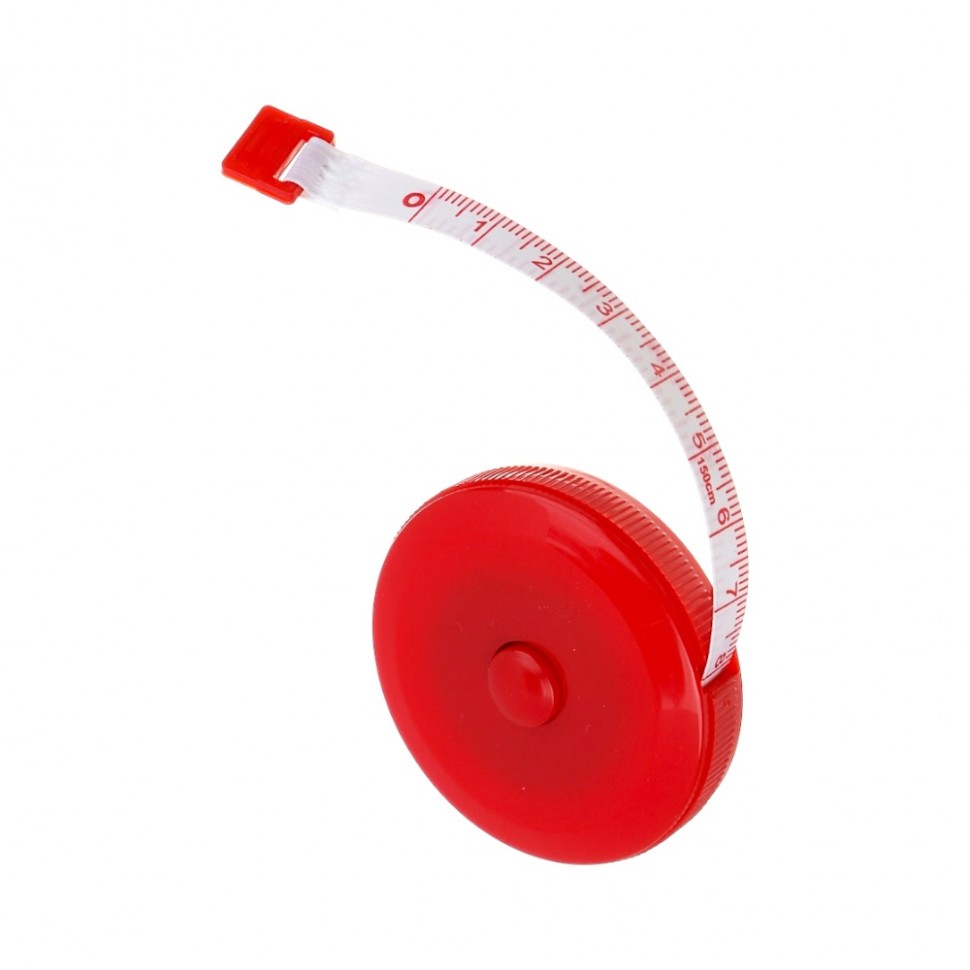 Сантиметр портновский 1,5м, в рулетке, пластик, ПВХ - 1