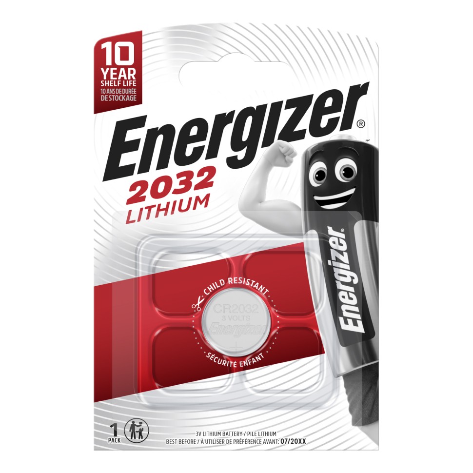 Батарейка Energizer CR2032, 1 шт