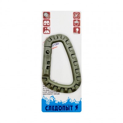 Карабин  пластик 8,5см &quot;СЛЕДОПЫТ&quot; (750)