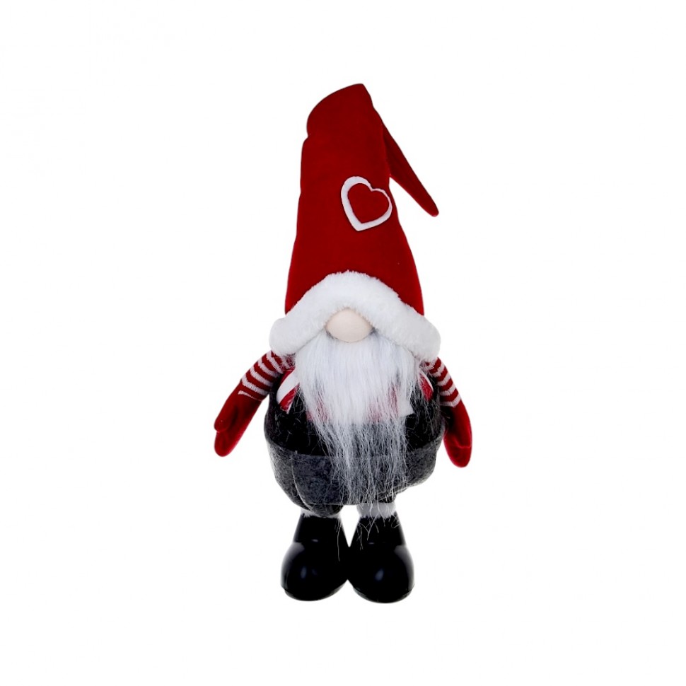 Фигура интерьерная гном 21x15x68 см, полиэстер, металл, 2 вида