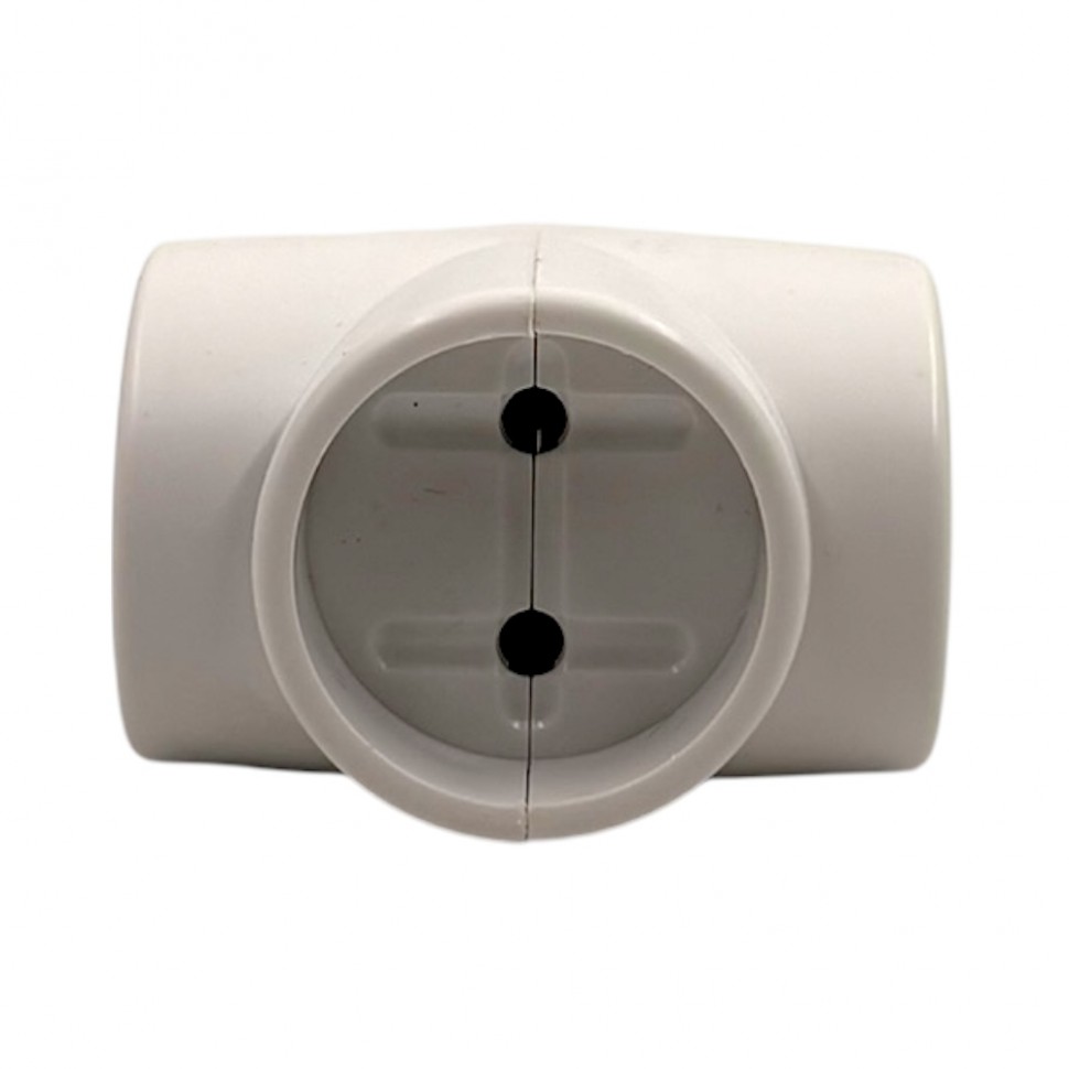 Тройник 6 А 3Т белый Токер (80)