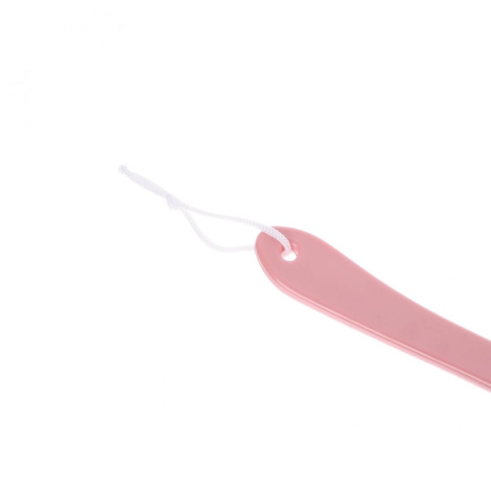 Мочалка банная с массажным эффектом с ручкой, полиэтилен, пластик, 41,5см, 3 цвета, МС24-05