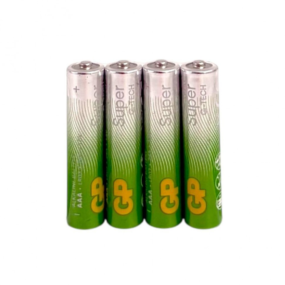 Батарейка GP Super LR03 AAA, 4 в п/э