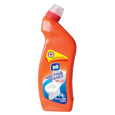 Чистящий гель для туалета Help, Морской бриз, 750 г