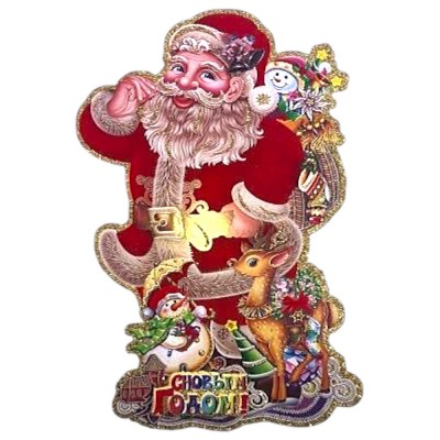 Панно Новогоднее 30см 3D Mix