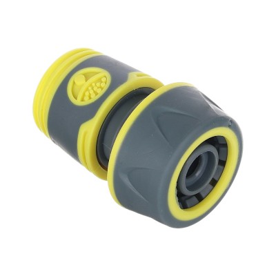 Коннектор быстросъемный для шланга 3/4, обрезиненное покрытие ABS