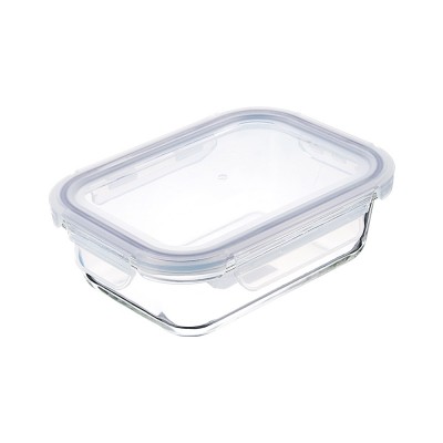 Контейнер для продуктов на защелках 600мл, жаропрочное стекло