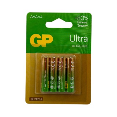 Батарейка GP Ultra LR03 AAA, бл/4 