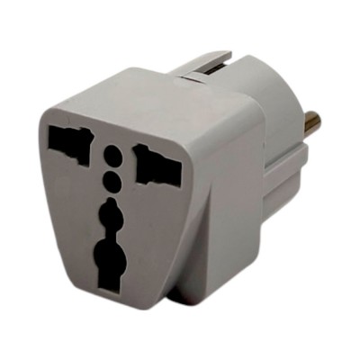 Сетевой переходник с китайской, американской вилки с заземлением 16 А С3