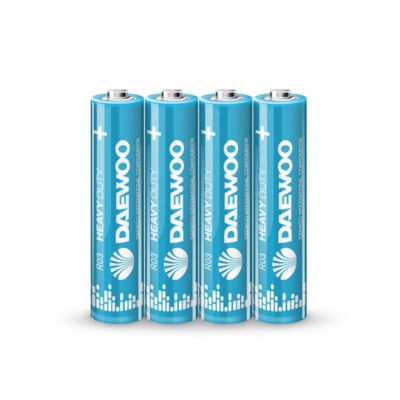 Батарейка Daewoo Heavy Duty AAA (R03HD-4S), 4 в п/э