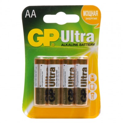 Батарейка GP Ultra LR06 AA, бл/4 