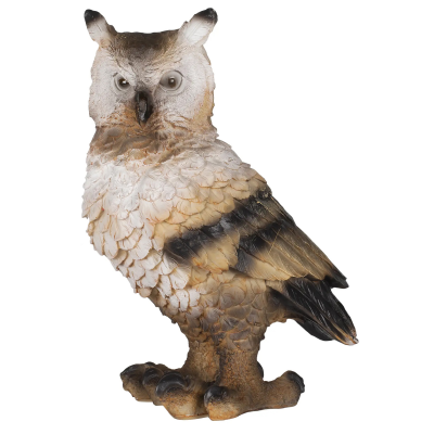 Фигура садовая Филин  большой на ножках H-40см., L-29см., В-20см ФП303