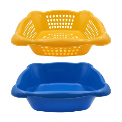 Дуршлаг с поддоном 25х25 см