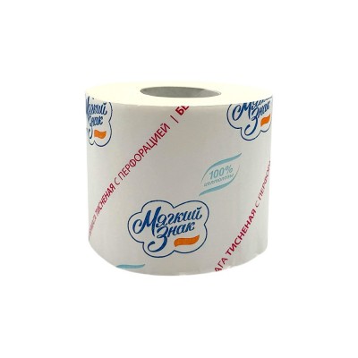 Бумага туалетная 1 слой Мягкий знак (72)