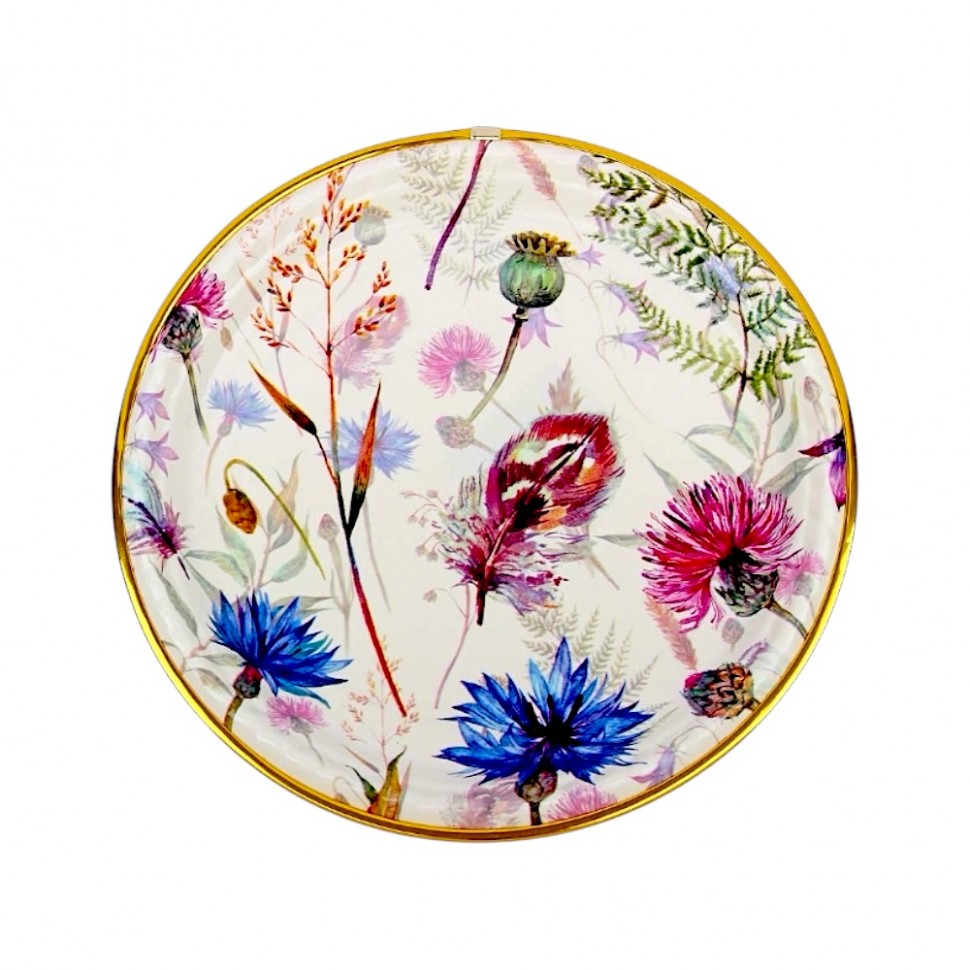 Поднос круглый "Бергамо", 27,5х2см, полипропилен, 2 дизайна