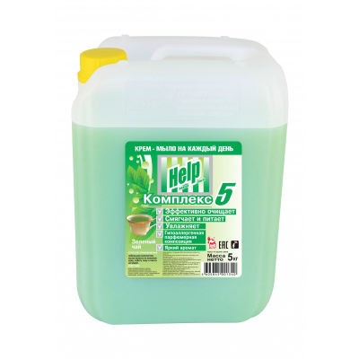 Крем-мыло Help Зелёный чай, 5 л