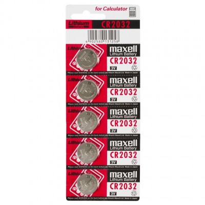 Батарейка Maxell CR2032, бл/5