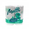 Бумага туалетная 2 слоя 4 рулона "Lime"/Motti 17м арт. 101714 (12)