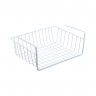 Корзина подвесная на полку тм VETTA, 35х26х13,5см, металл, цвет белый