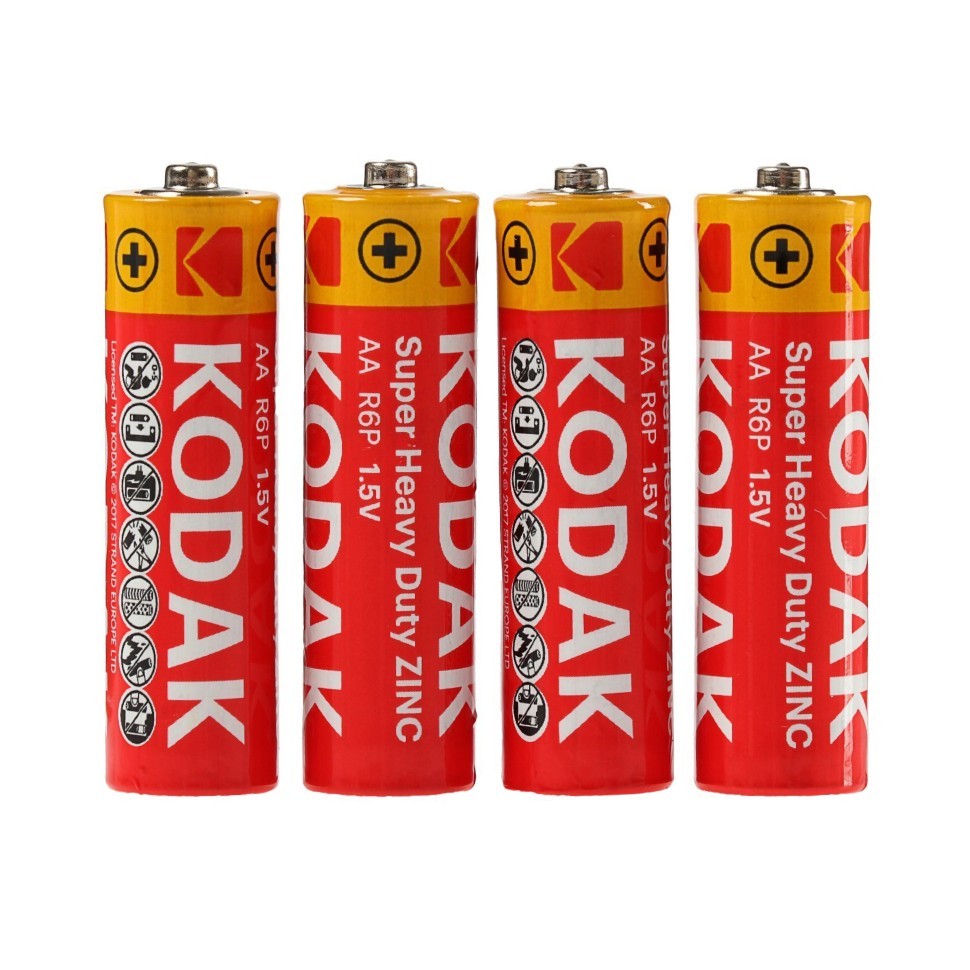 Батарейка Kodak Super Heavy Duty R06 AA, 4 в п/э
