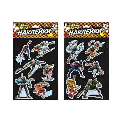 Наклейка декоративная с фольгированным слоем, объемная, 26х15,5см, бумага, ПВХ, 2 дизайна BY (720/12