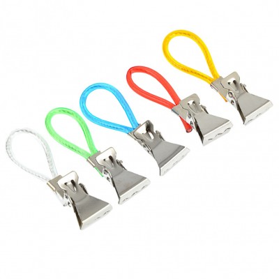 Зажимы для полотенец, металлические, 5 шт