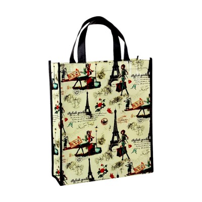 Сумка хозяйственная "Эмка", нетканый материал, 30х35х10см, 10л, до 4кг, 4 дизайна