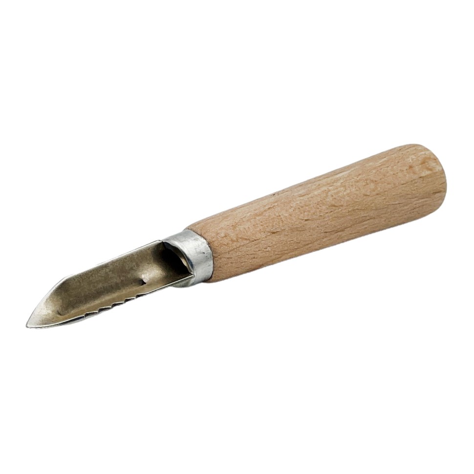 Овощечистка с деревянной ручкой (400)