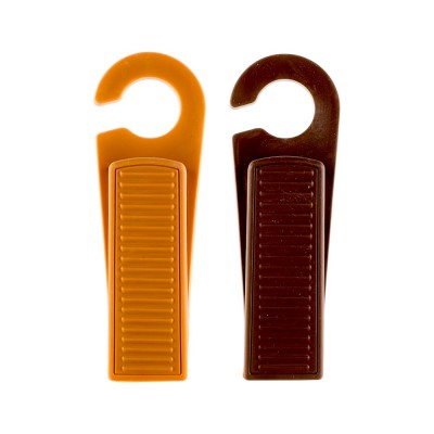 Фиксатор дверей напольный, 2 шт, 13 см, ТПР, 2 цвета