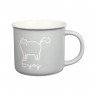 Кружка 350 мл, фарфор, 4 дизайна Пушистик MILLIMI