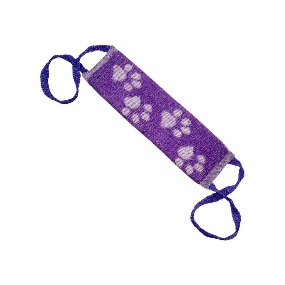 Мочалка вязаная 10*35 см массажная Лапки (100)