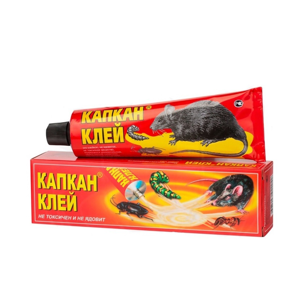 Клей от грызунов и насекомых «Капкан», 135 г