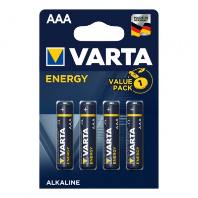 Батарейка Varta Energy LR03 AAA, бл/4 