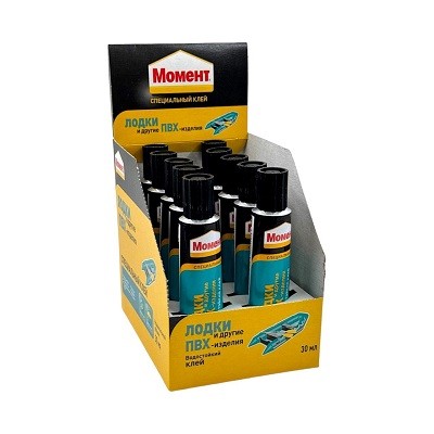 МОМЕНТ Клей ПВХ для лодок 30мл (120/10)