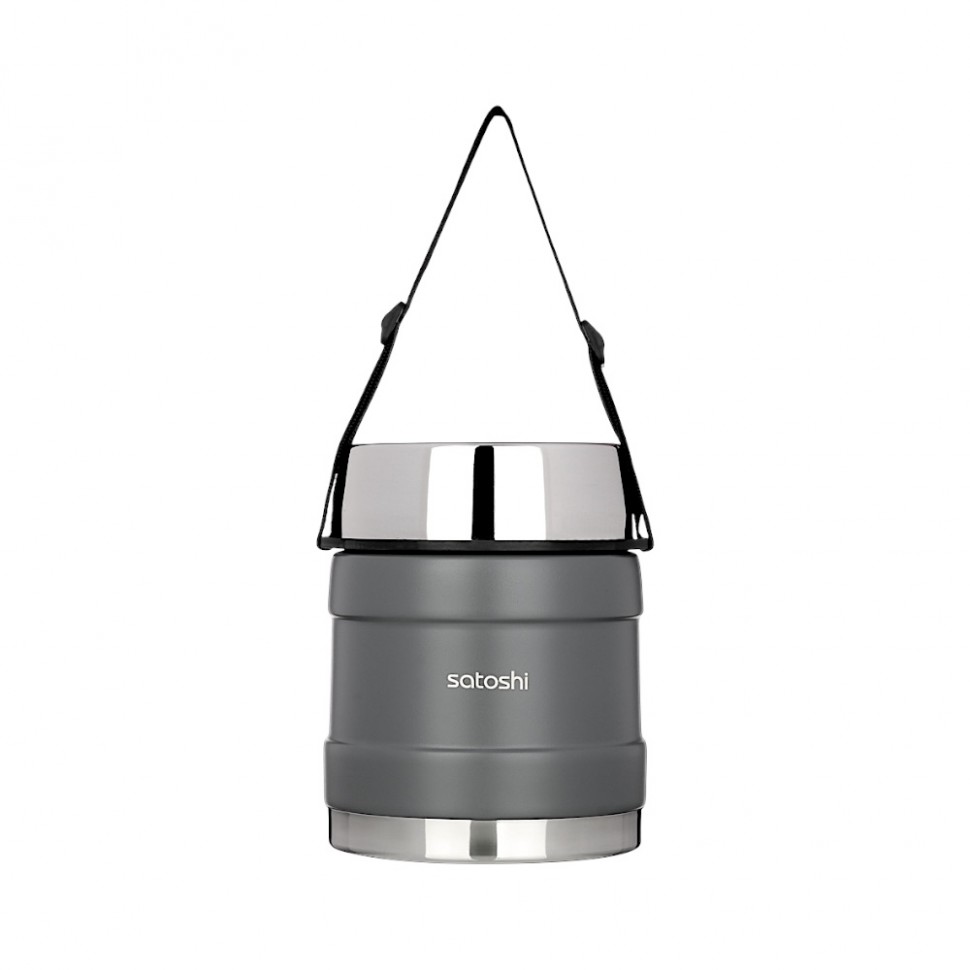 Ланч-бокс Торнадо 1,00л, с широкой горловиной, нержавеющая сталь SATOSHI