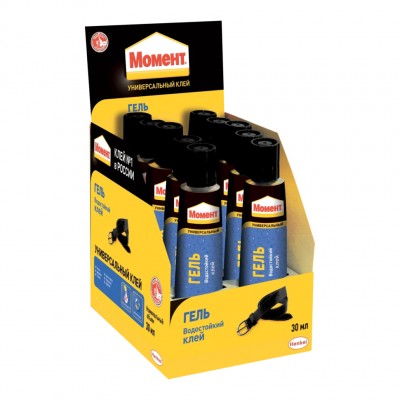 Клей Момент Гель, 30 мл, (10 в шоу-боксе)