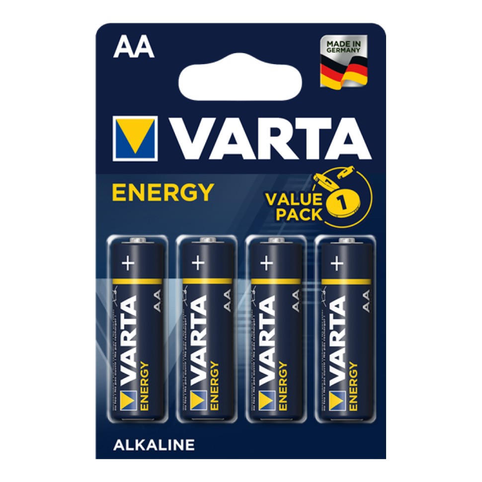 Батарейка Varta Energy LR06 AA, 4 шт