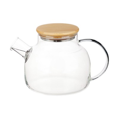 Чайник заварочный 1000мл, с металлическим фильтром, стекло
